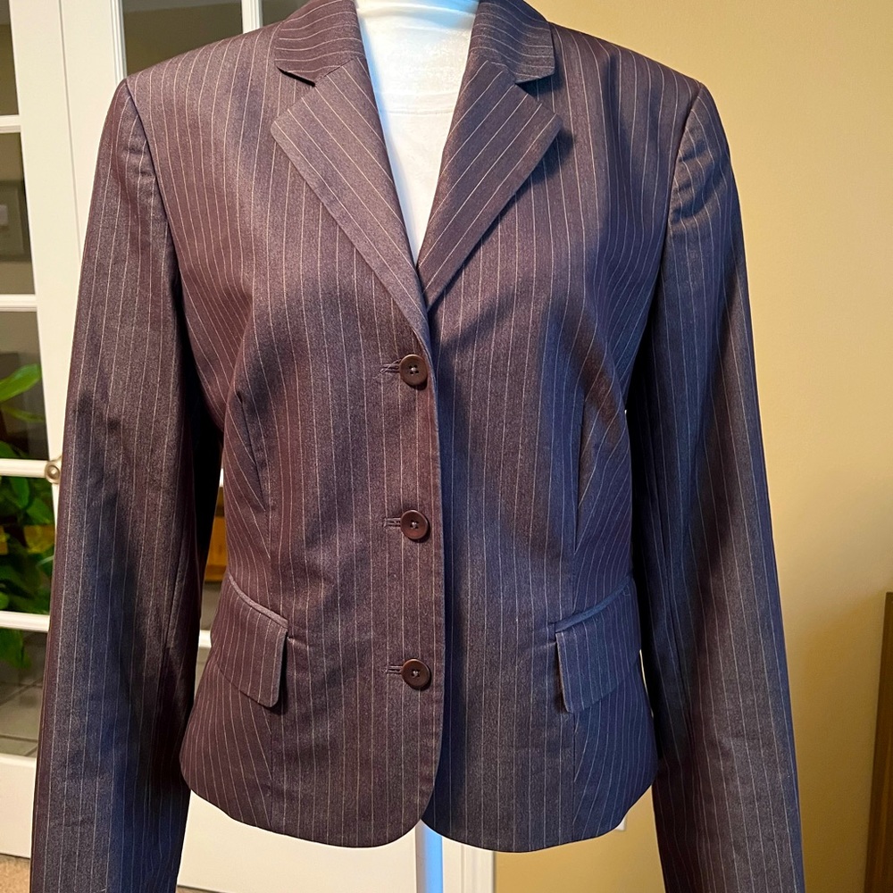 Body By Victoria Ladies Blaze - brown with pinstripe - Size 12